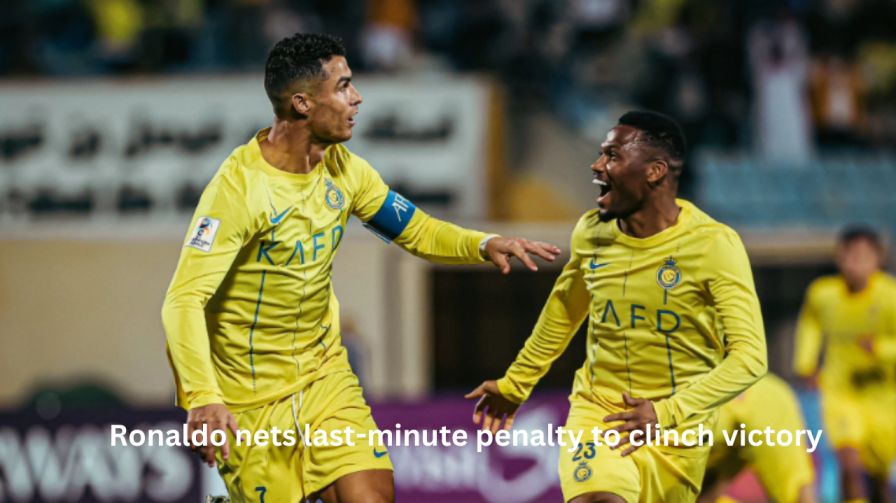 Ronaldo nets last-minute penalty