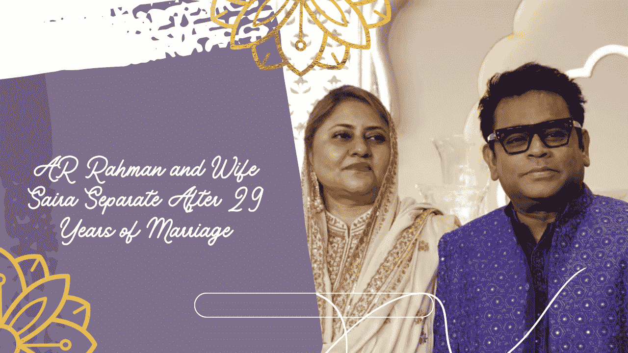 AR Rahman and Saira marriage