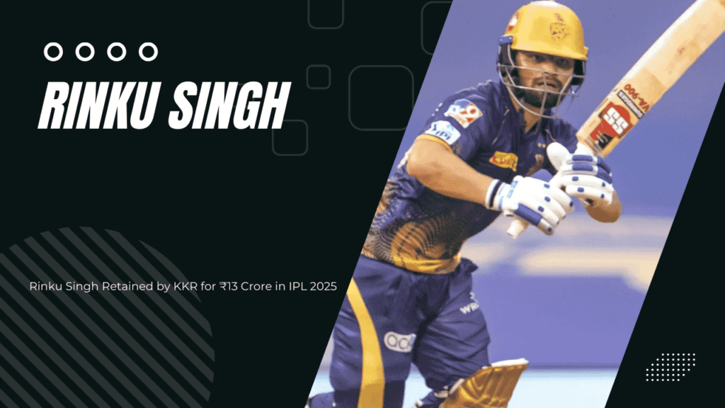Rinku Singh Retained by KKR