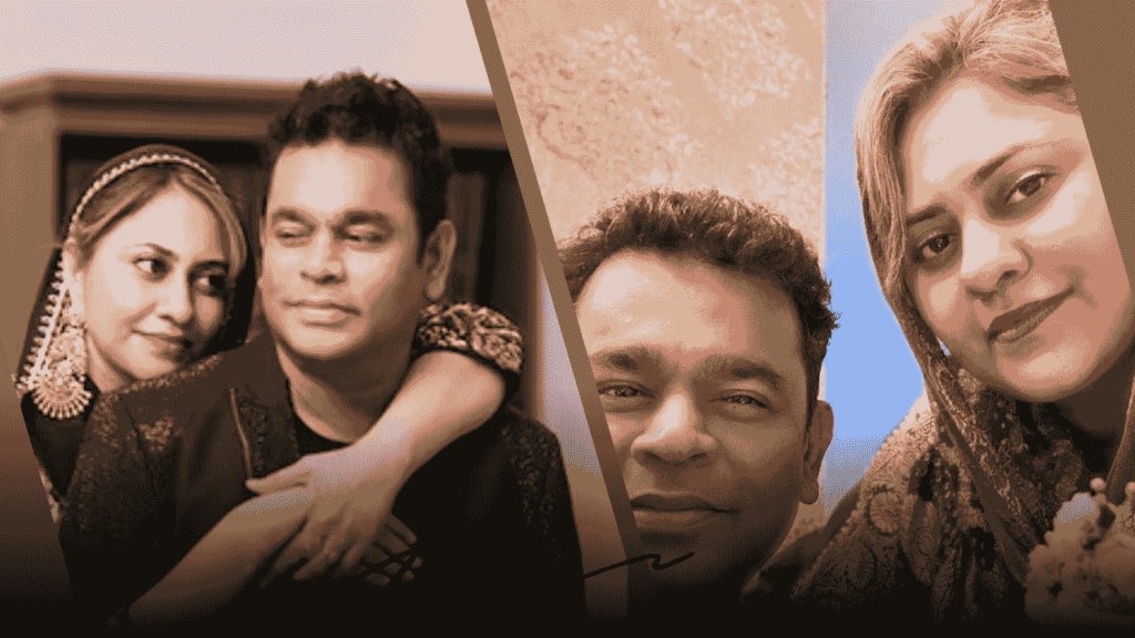 Saira Banu and AR Rahman
